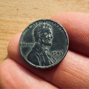 1943 Steel Wheat Penny Lot 6 Pennies in All Not Cleaned Mint Rare Coins